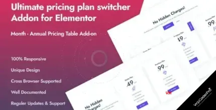 Download Ultimate Pricing Plan Switcher Addon for Elementor