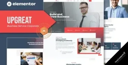 Download Upgreat - Business Service Corporate Elementor Template