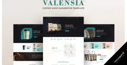Download Valensia Coffee Shop Elementor Template Kit