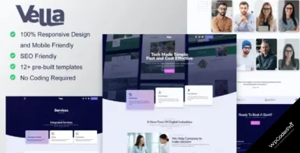 Download Vella - Digital Agency Elementor Template Kit
