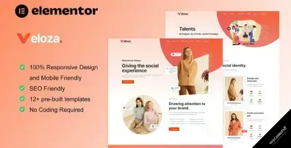 Veloza-Influencer-Talent-Agency-Elementor-Template-Kit.webp