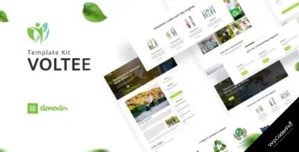 Download Voltee - Volunteering Service Elementor Template Kit
