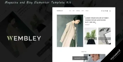 Download Wembley - Blog and Magazine Elementor Template Kit