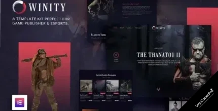 Download Winity – Game Publisher and eSports Elementor Template Kit