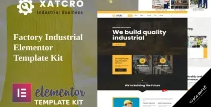 Download Xatcro - Factory Industrial Elementor Template Kit