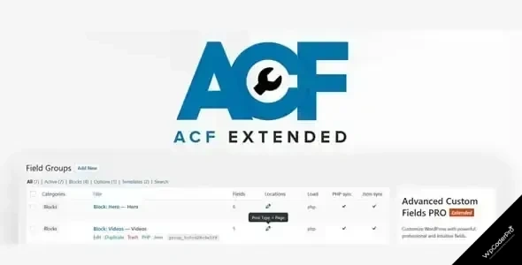 Download Advanced Custom Fields Extended Pro