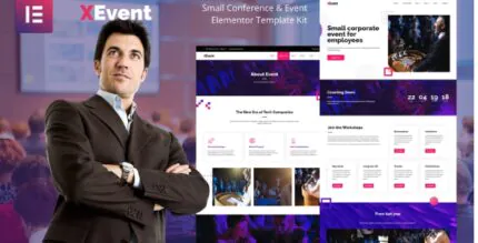 Download XEvent - Small Conference and Event Elementor Template Kit