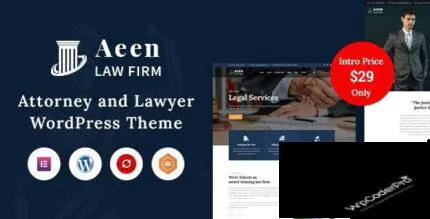 Download Aeen v1.6 - Attorney and Lawyer WordPress Theme