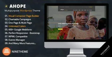 Download Ahope – Nonprofit WordPress Theme v2.3.0