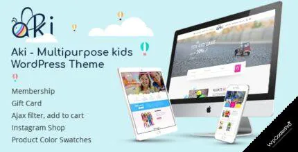 Download Aki – Multipurpose Kids WordPress Theme v1.3.3