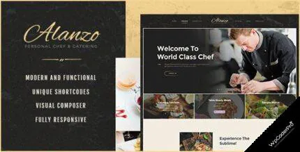 Download Alanzo – Personal Chef and Catering WordPress Theme v1.0.3