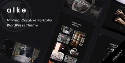 Download Alke – Minimal Creative Portfolio WordPress Theme v1.0.1