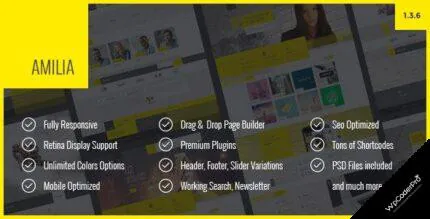 Download Amilia – Multipurpose One and Multi Page WP Theme v1.3.6.1