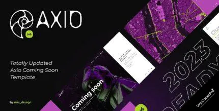 Download Axio - Coming Soon HTML Template
