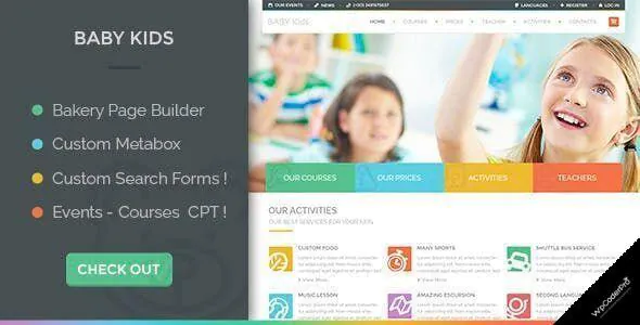 Baby Kids WordPress Theme