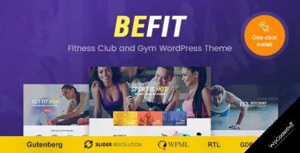 Be Fit WordPress Theme