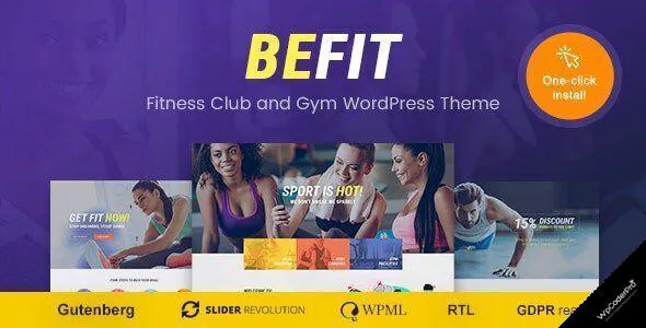 Be Fit WordPress Theme