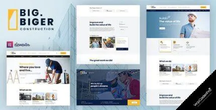 Download Bigger – Construction WordPress Theme v1.0.8
