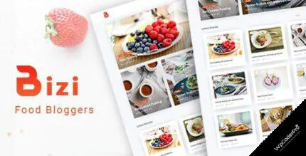Download Bizi – A WordPress Theme for Food Bloggers v2.0.1
