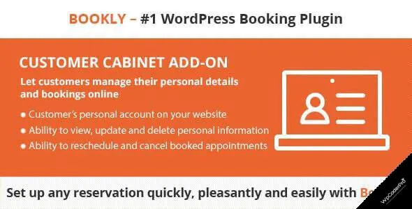 Bookly Pro Customer Cabinet Addon