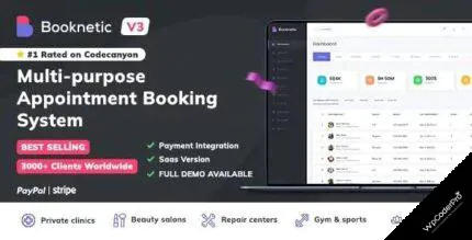 Download Booknetic Booking Plugin for Appointment v4.1.1
