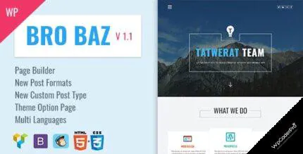 BroBaz WordPress Theme