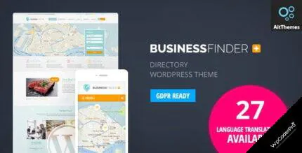 Download Business Finder: Directory Listing WordPress Theme v3.1.1