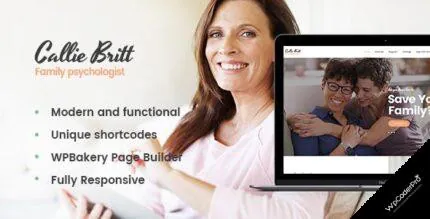 Download Callie Britt – Family Counselling Psychology WordPress Theme v1.0.3