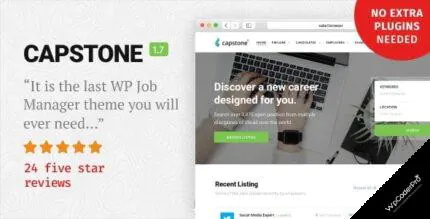 Download Capstone – Job Board WordPress Theme v1.7.2