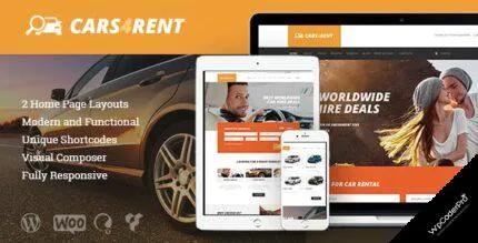 Download Cars4Rent – Car Rental and Taxi Service WordPress Theme v1.2.3