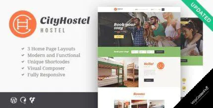 Download City Hostel – A Travel and Hotel Booking WordPress Theme v1.0.7