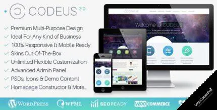 Download Codeus – Multi-Purpose Responsive WordPress Theme v3.4.1