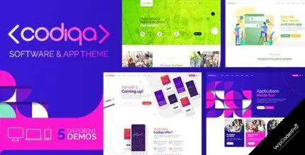 Download Codiqa – Software, App and Digital WordPress Theme v1.0.9