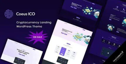 Download Coeus – Cryptocurrency Landing Page WordPress Theme v1.1.5