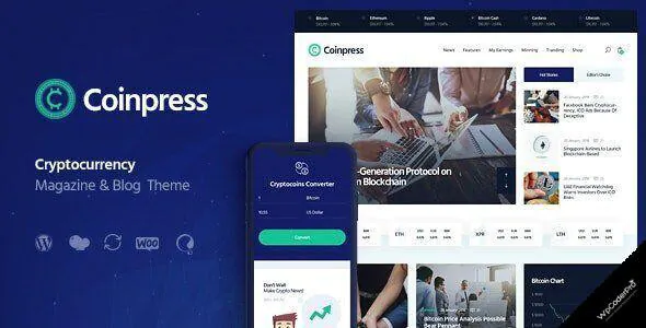 Coinpress WordPress Theme