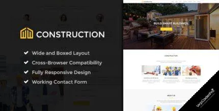 Download Construction – Business and Building Company WordPress Theme v1.0.4