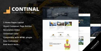 Download Continal – Construction and Business WordPress Theme v1.5.0