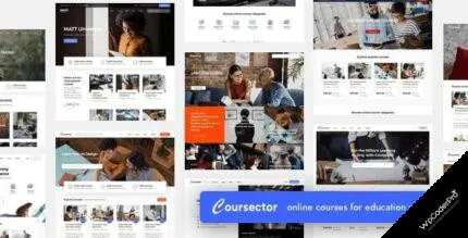 Download Coursector – LMS Education WordPress v1.3.1