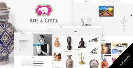 Download Crafts and Arts – Artist Portfolio Theme v1.3