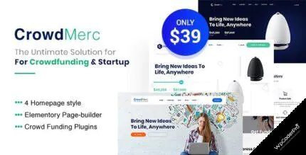 Crowdmerc WordPress Theme