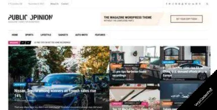 Download CSSIgniter - Public Opinion WordPress Theme 1.5.2