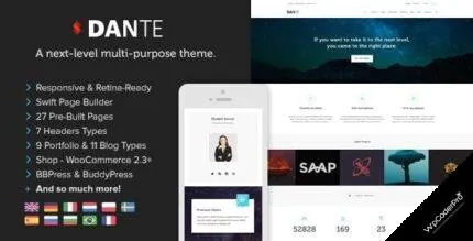 Download Dante – Responsive Multi-Purpose WordPress Theme v3.5.20