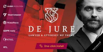 Download De Jure – Attorney and Lawyer WP Theme v1.1.1