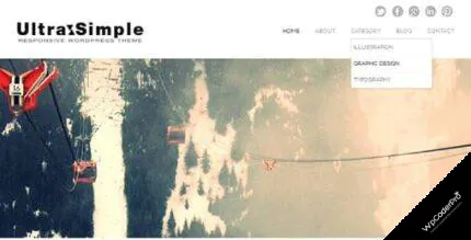 Download Dessign - UltraSimple Responsive WordPress Theme 3.0