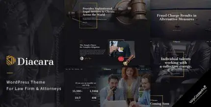 Download Diacara – WordPress Theme For Law Firm and Attorneys v1.2