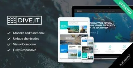 DiveIt WordPress Theme