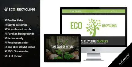 Download Eco Recycling – Ecology and Nature WordPress Theme v2.2