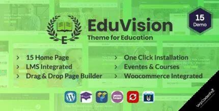 Download Eduvision – Online Course Multipurpose Education WordPress Theme v1.0