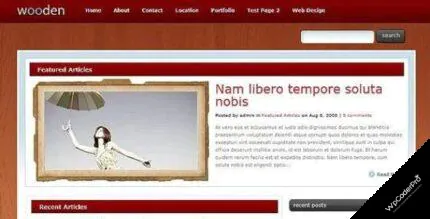 Download Elegant Themes - Wooden Premium WordPress Theme 5.2.12