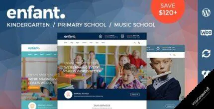 Download Enfant – School and Kindergarten WordPress Theme v3.1.7
